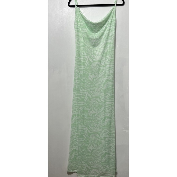 Urban Threads Sz M Swirl Mesh Sheer Beach Cover Up Dress‎ Resort Cowl Cruise - Picture 1 of 10